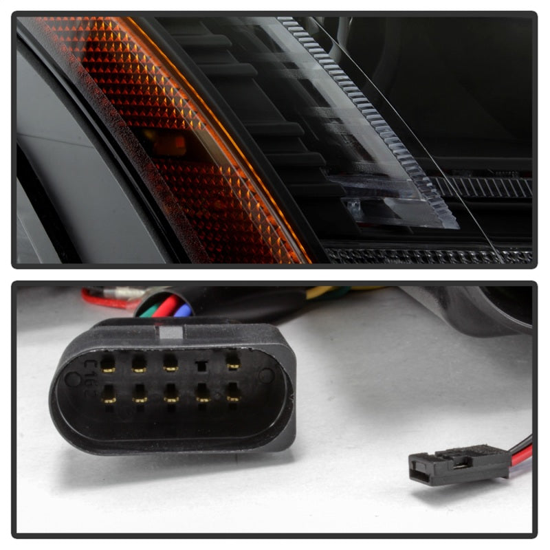 Spyder 5085535 fits Audi 08-15 TT Halogen Projector Headlights w/Seq Turn Signa