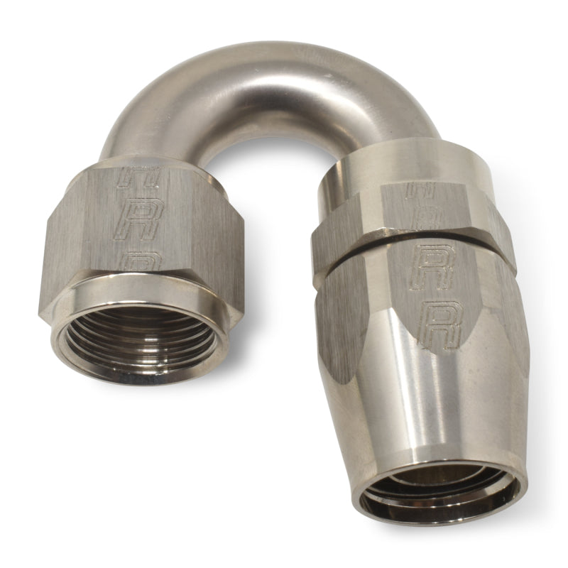 Russell 613501 Performance -6 AN Endura 180 Degree Full Flow Swivel Hose End (With 9/16in Radius)