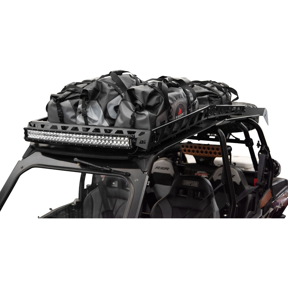 Tusk 2070140008 UTV Adventure Roof Rack w/ Force Roof & V2 30" Light Bar