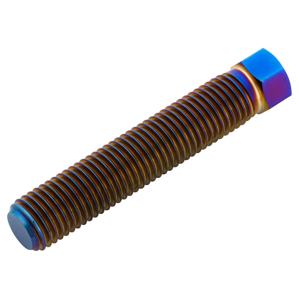 Tusk 2073170003 Titanium Axle Adjuster Bolts  Burnt Blue