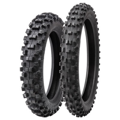 Tusk 2073670003 EMEX T-35 Soft/Int Terrain Tire Set 80/100x21 110/90x19