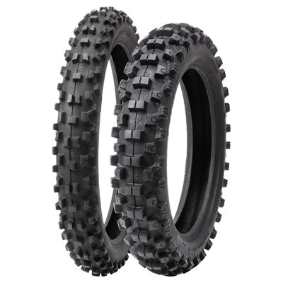 Tusk 2073670006 EMEX T-35 Soft/Int Terrain Tire Set 80/100x21 120/90x18