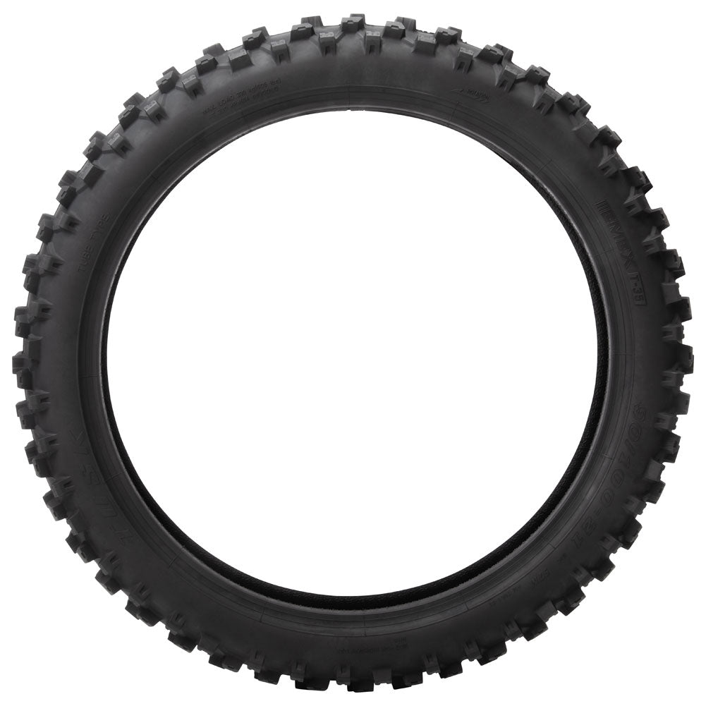 Tusk 2073670009 EMEX T-35 Soft/Int Terrain Tire Set 90/100x21 110/100x18