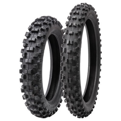 Tusk 2073670010 EMEX T-35 Soft/Int Terrain Tire Set 90/100x21 120/90x18