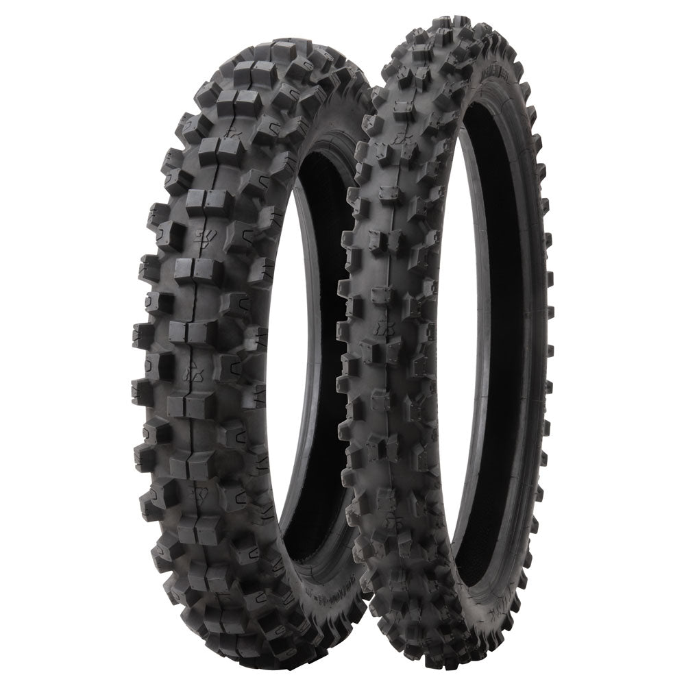 Tusk 2073670012 EMEX T-35 Soft/Intermediate Terrain Tire Set 70/100x17 90/100x14