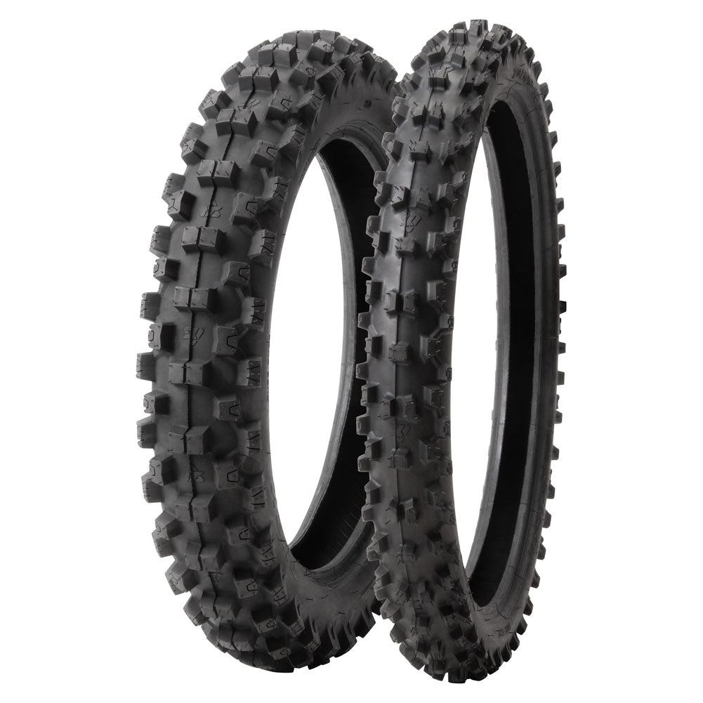 Tusk 2073670015 EMEX T-35 Soft/Intermediate Terrain Tire Set 70/100x19 90/100x16