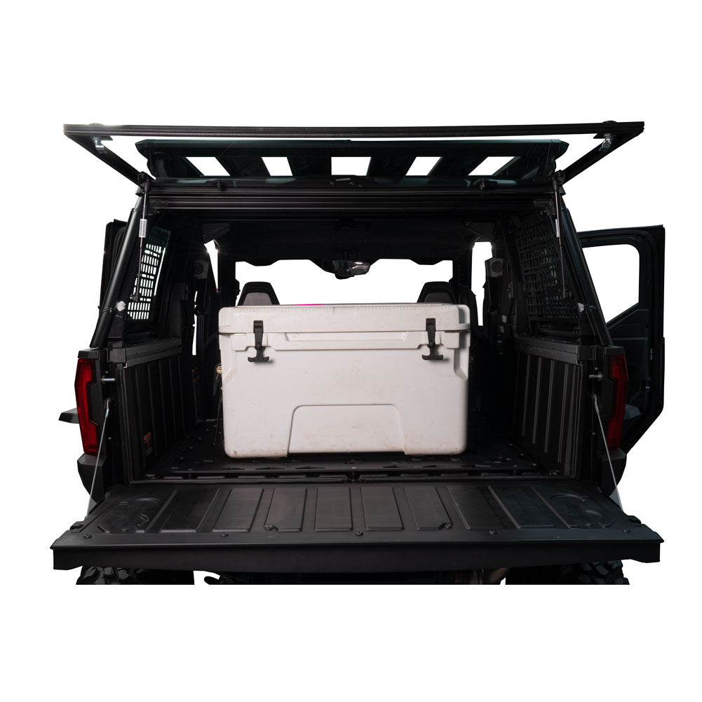 Tusk 2074280002 UTV Bed Cargo Rack Large Lower Black Powder Coated