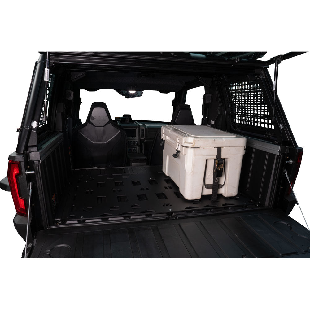 Tusk 2074280002 UTV Bed Cargo Rack Large Lower Black Powder Coated