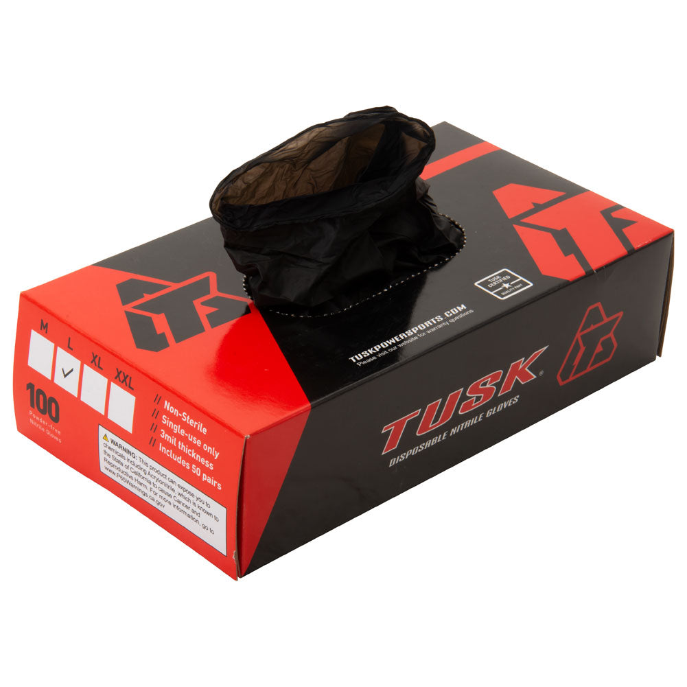 Tusk 2074300002 Disposable Nitrile Gloves X-Large - 3-mil