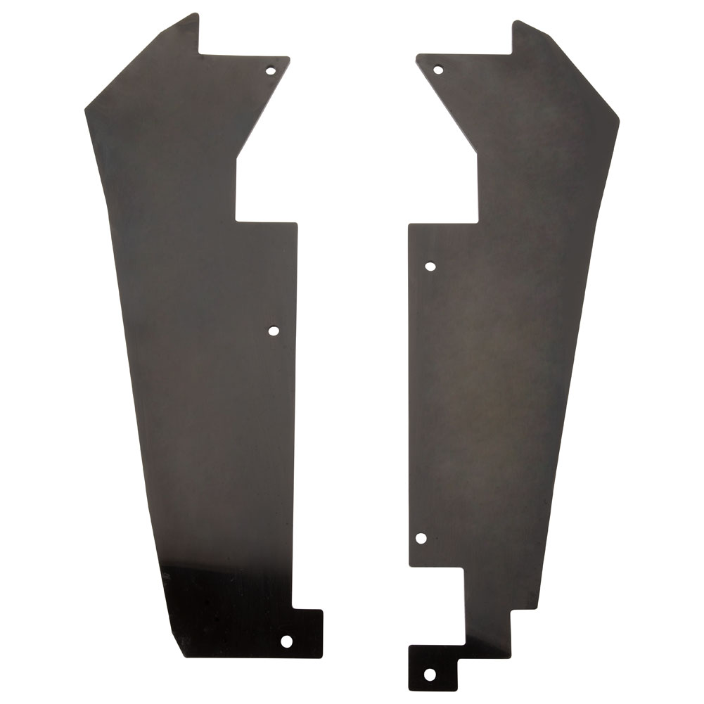 Tusk 2074740002 Rear Fender Block Offs  Black