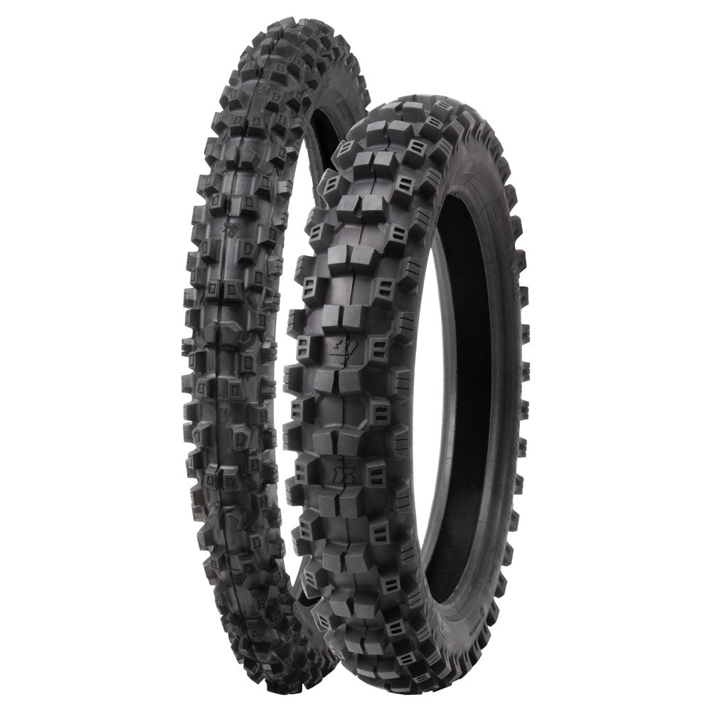Tusk 2074950001 EMEX T-45 Int/Hard Terrain Tire Set 80/100x21 100/90x19