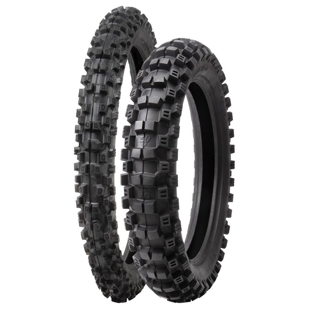 Tusk 2074950004 EMEX T-45 Int/Hard Terrain Tire Set 80/100x21 100/100x18