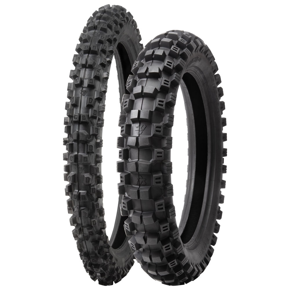 Tusk 2074950006 EMEX T-45 Int/Hard Terrain Tire Set 80/100x21 120/90x18