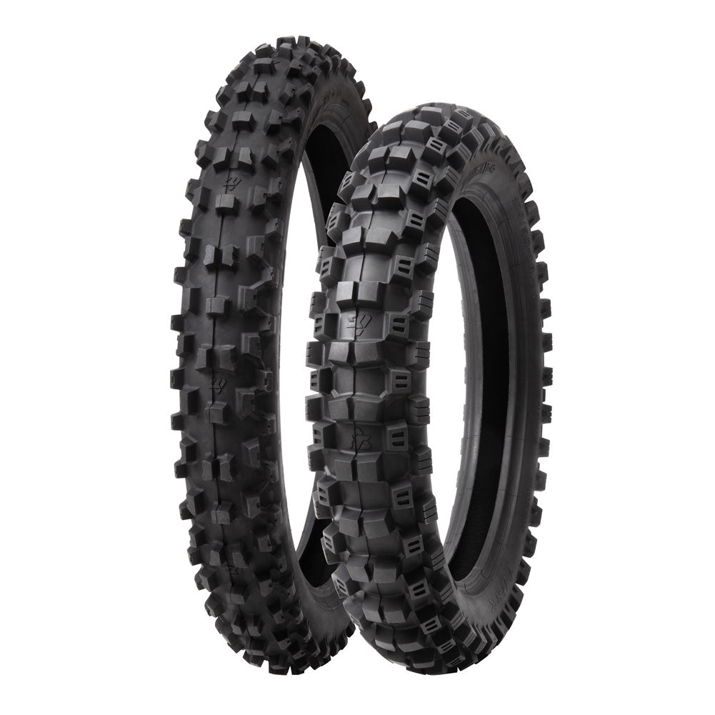 Tusk 2074950007 EMEX T-45 Int/Hard Terrain Tire Set 90/100x21 100/100x18