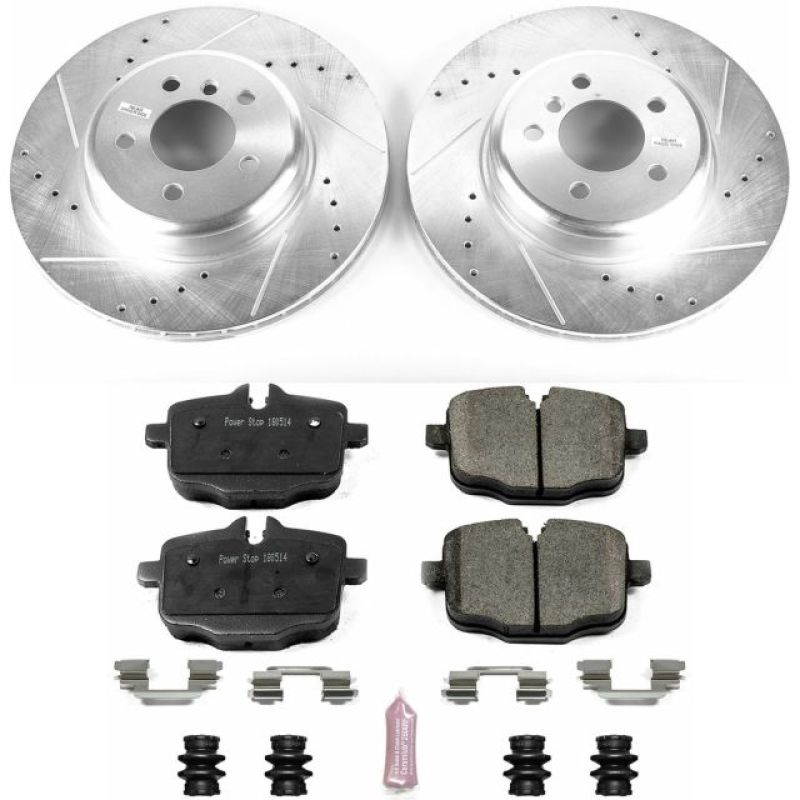 PowerStop K6037 fits BMW 11-16 550i Rear Z23 Evolution Sport Brake Kit