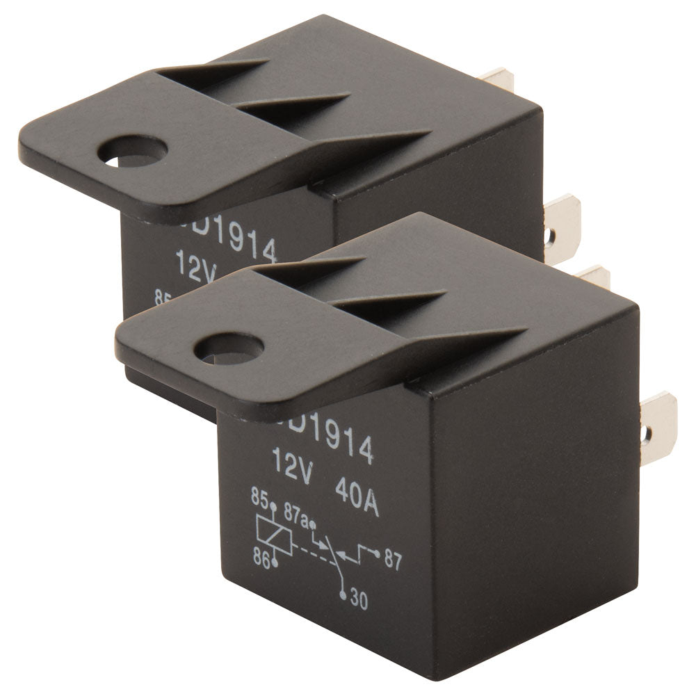 Tusk 2085370002 5 Pin 12V 40A Relay 2 Pack