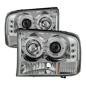 Spyder 5010360 fits Ford 99-04 F250 Super Duty Projector Version 2 LED Halo LED