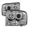 Spyder 5010360 fits Ford 99-04 F250 Super Duty Projector Version 2 LED Halo LED