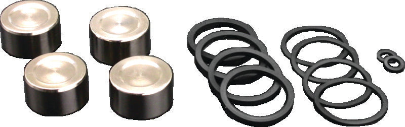 Bikers Choice 601663 00-14 Big Twin Front or Rear Caliper Piston & Seal Kit 4 P