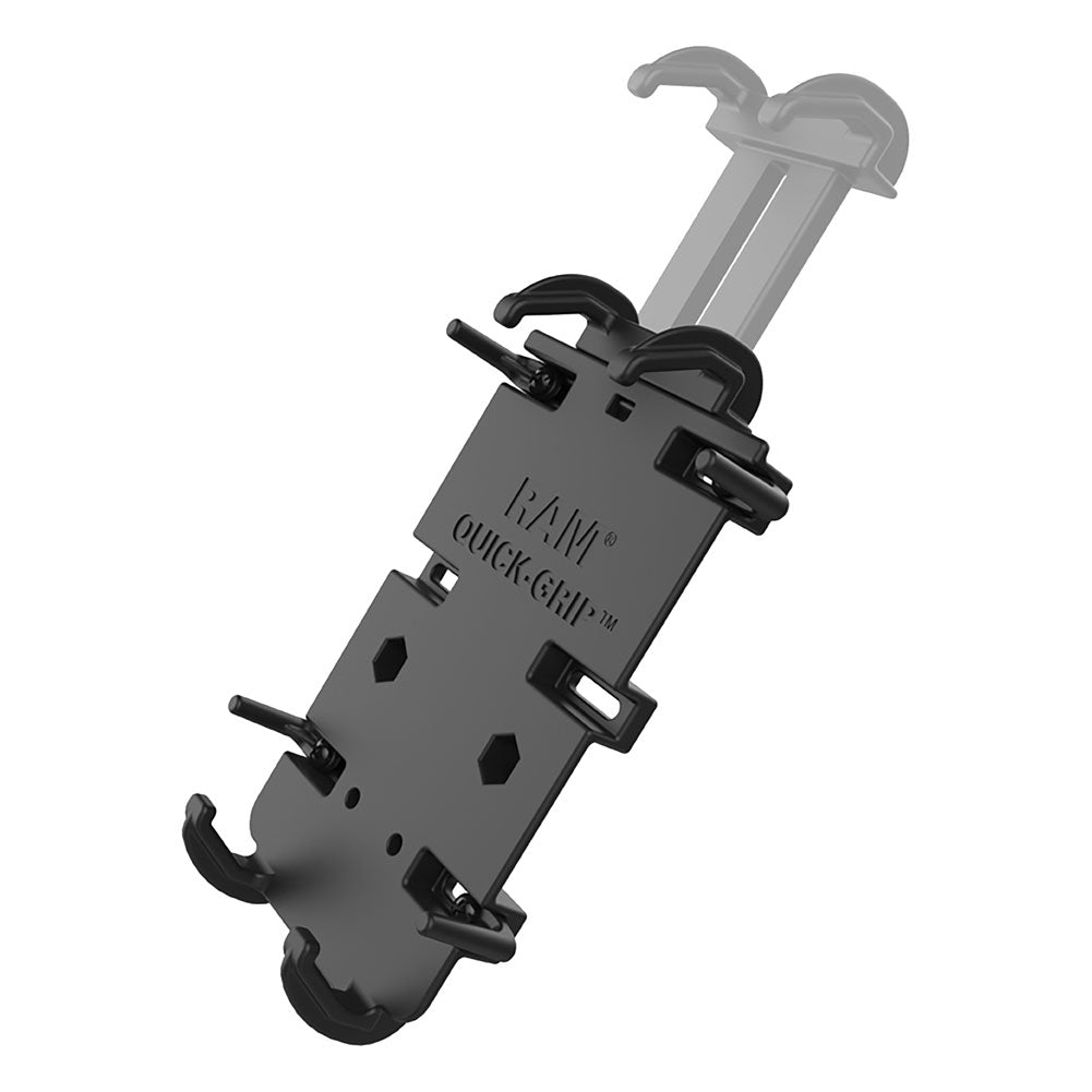 Tusk 2091210002 Bar Accessory Clamp w/ RAM Mounts Quick-Grip Phone Holder XL