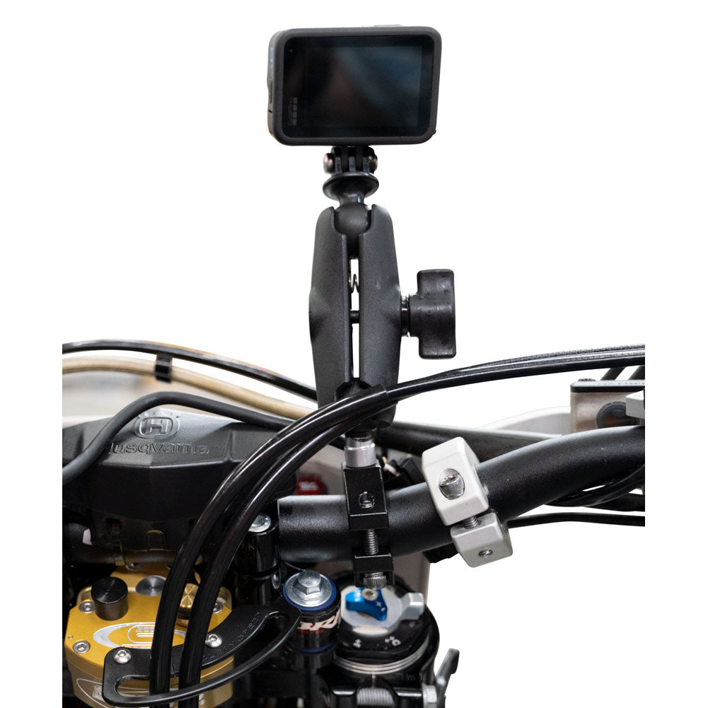 Tusk 2091210006 Bar Accessory Clamp w/ Ram Mounts Go Pro Mount