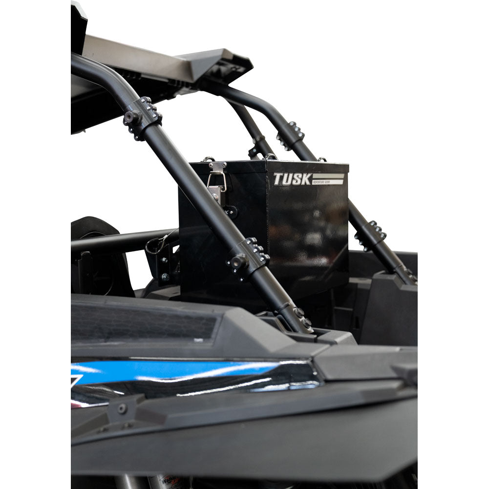 Tusk 2091470002 UTV Quick Release Cargo System- Bed Mounted Medium Box Black