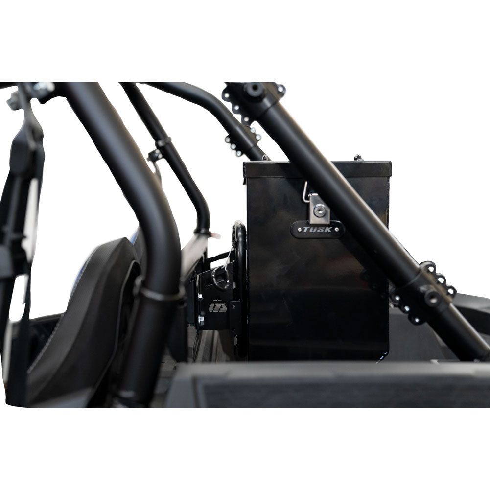 Tusk 2091470002 UTV Quick Release Cargo System- Bed Mounted Medium Box Black