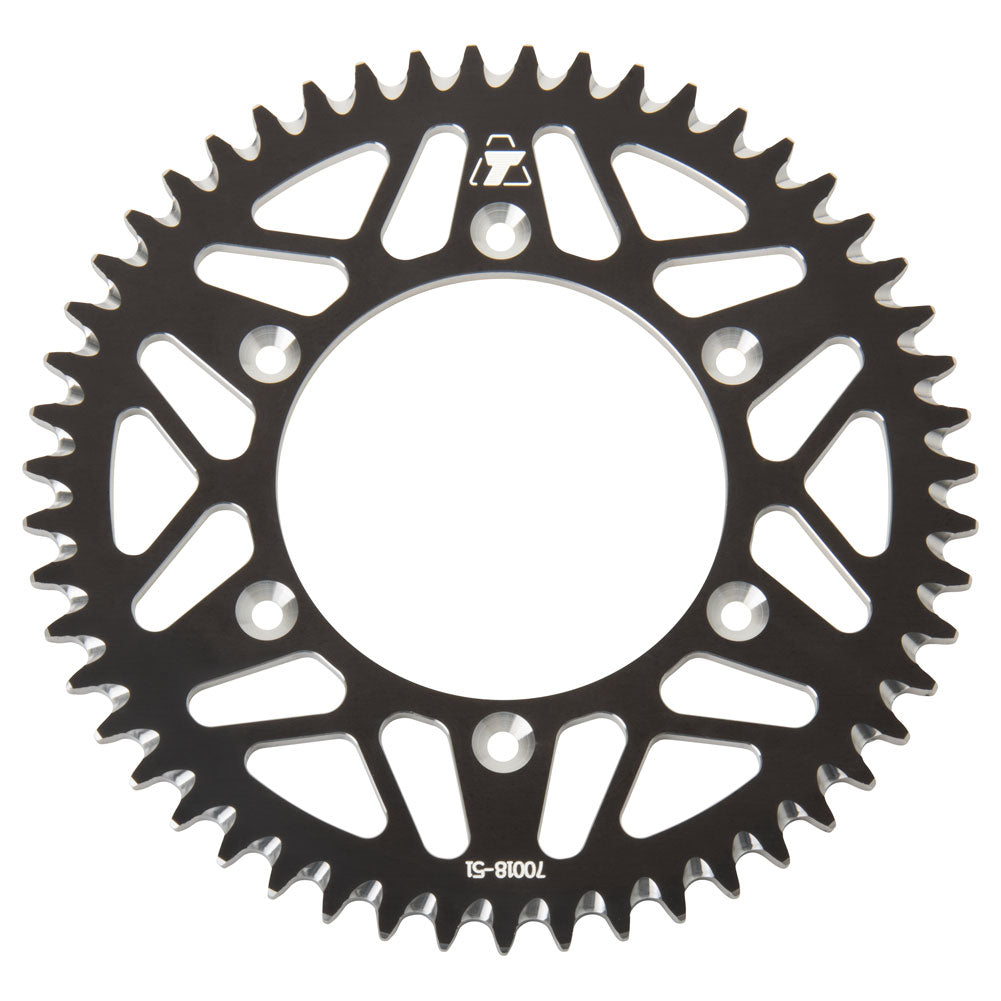 Tusk 2091670018 Rear Aluminum Sprocket 51 Tooth Black