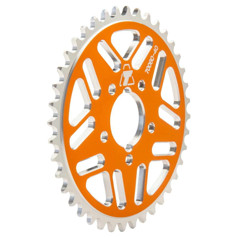 Tusk 2091670060 Rear Aluminum Sprocket 40 Tooth Orange