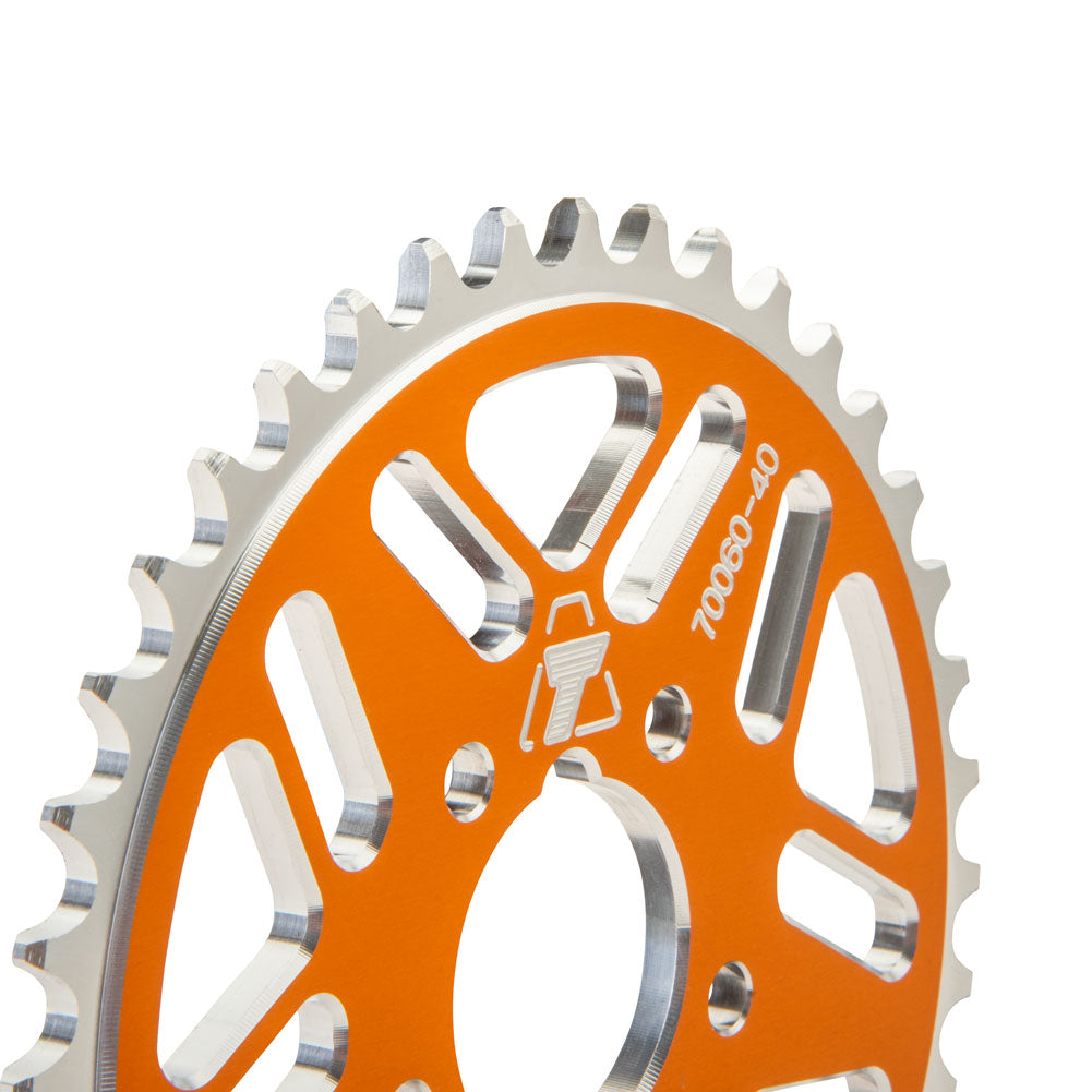 Tusk 2091670060 Rear Aluminum Sprocket 40 Tooth Orange