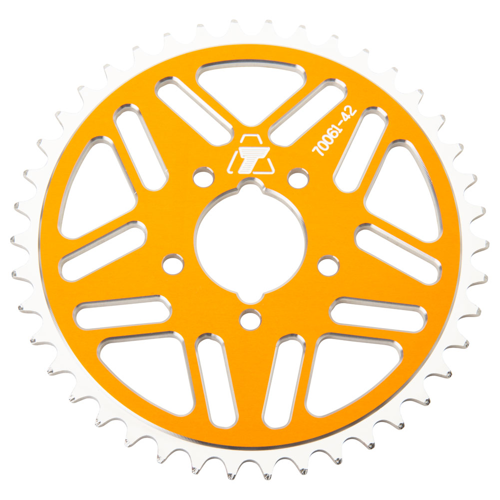 Tusk 2091670061 Rear Aluminum Sprocket 42 Tooth Orange