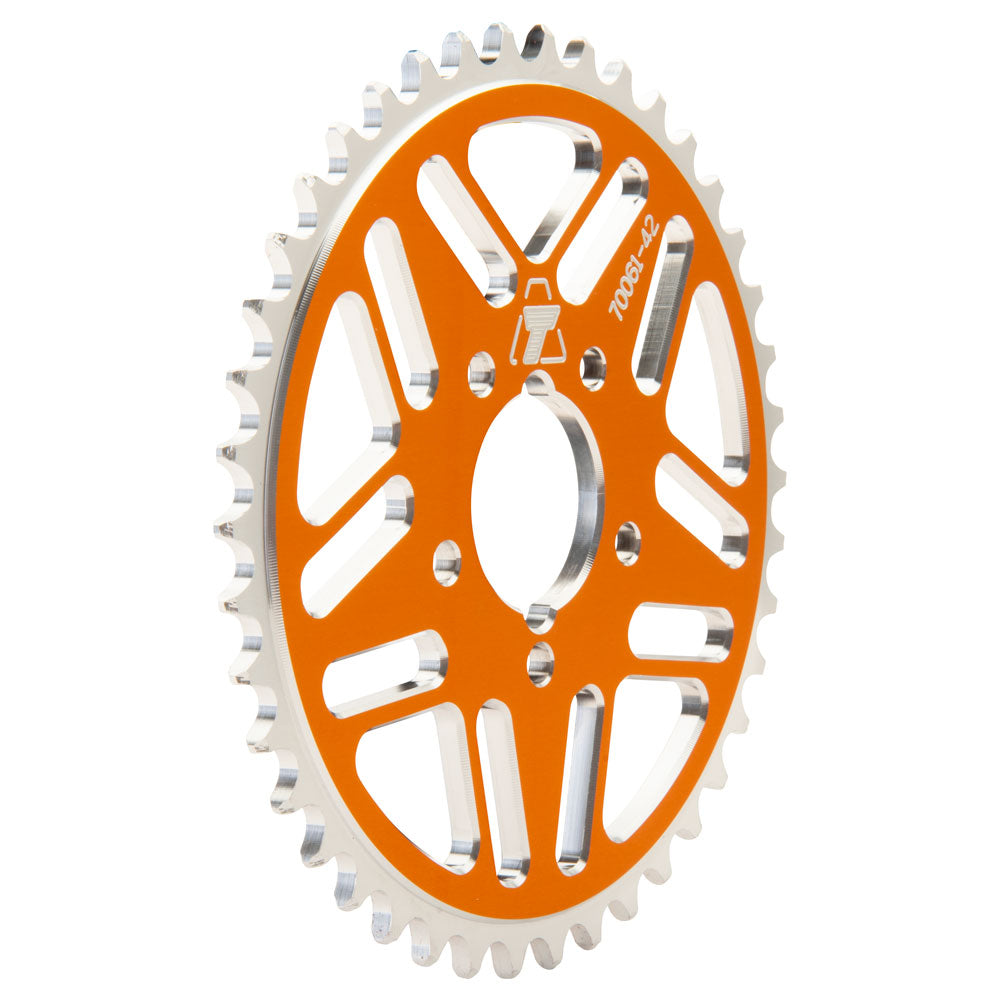 Tusk 2091670061 Rear Aluminum Sprocket 42 Tooth Orange