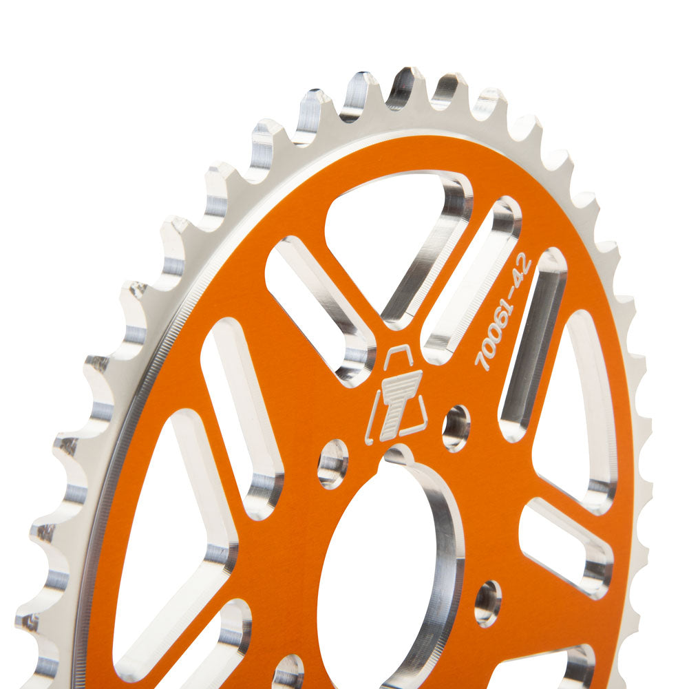 Tusk 2091670061 Rear Aluminum Sprocket 42 Tooth Orange