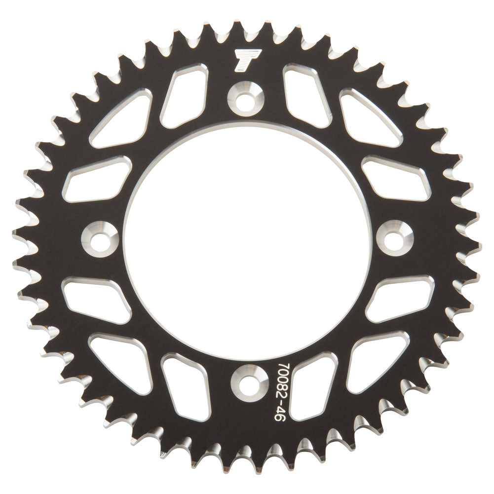Tusk 2091670082 Rear Aluminum Sprocket 46 Tooth Black