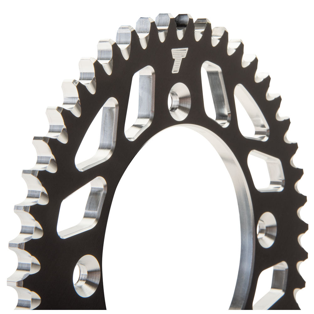 Tusk 2091670082 Rear Aluminum Sprocket 46 Tooth Black
