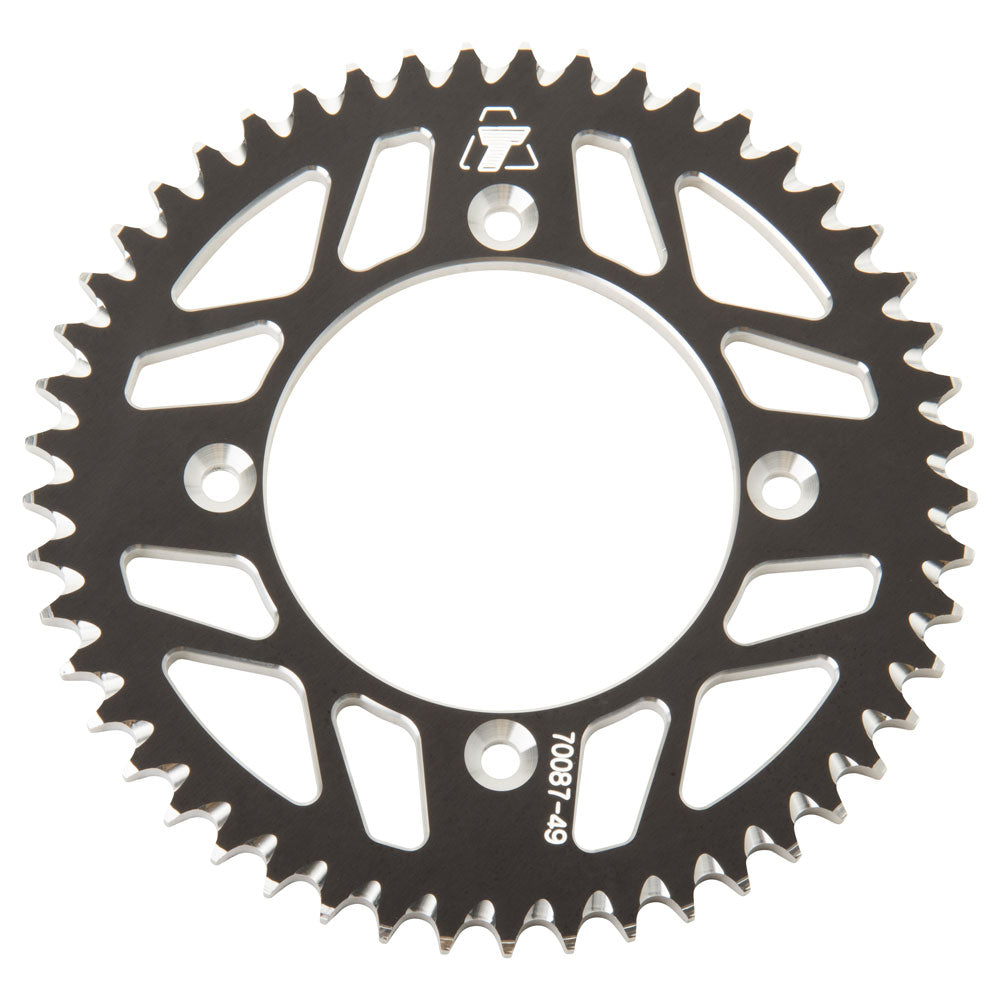Tusk 2091670087 Rear Aluminum Sprocket 49 Tooth Black
