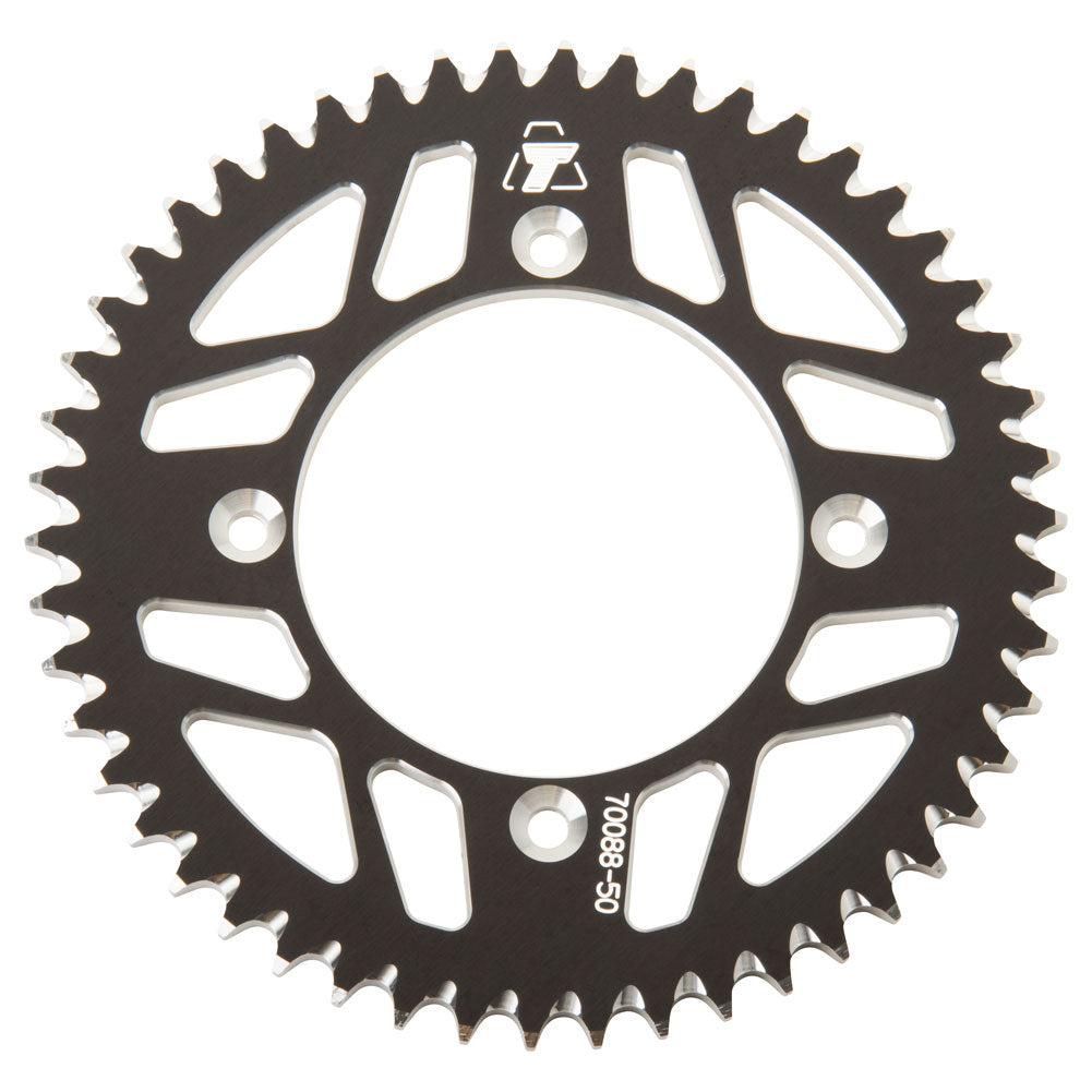 Tusk 2091670088 Rear Aluminum Sprocket 50 Tooth Black