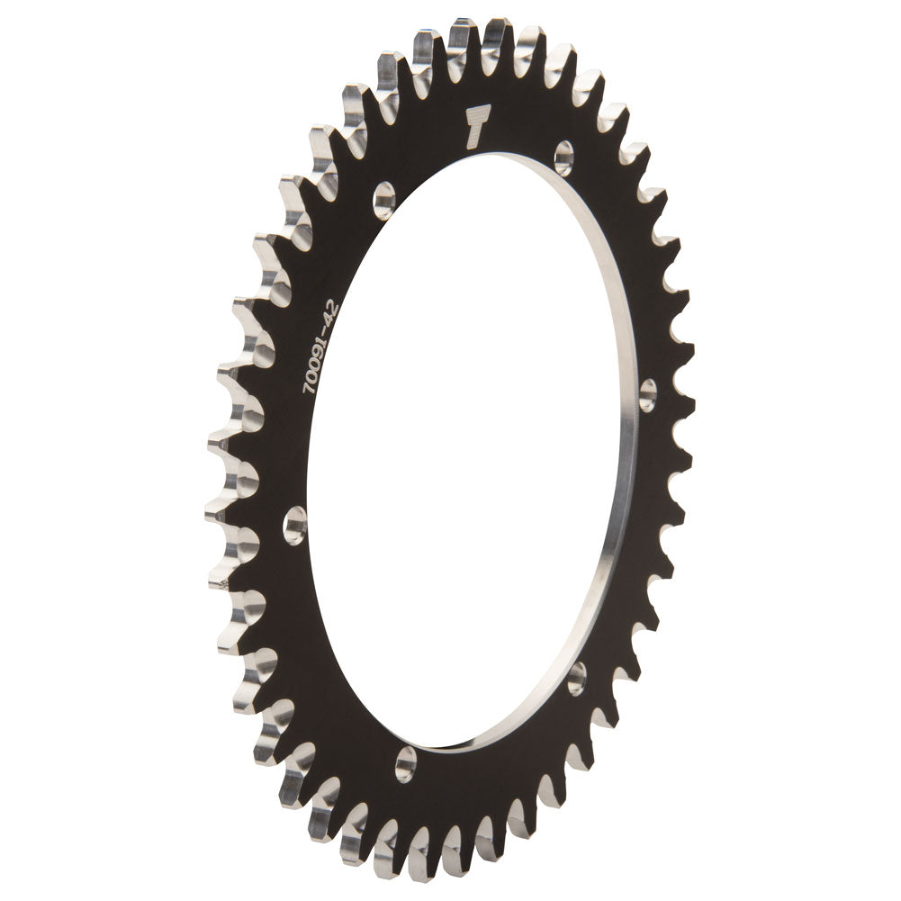 Tusk 2091670091 Rear Aluminum Sprocket 42 Tooth Black