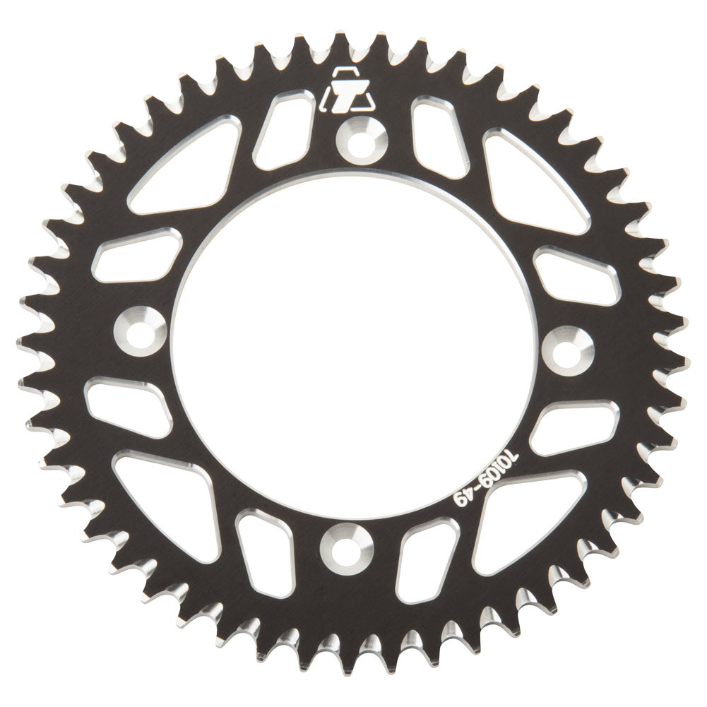 Tusk 2091670109 Rear Aluminum Sprocket 49 Tooth Black
