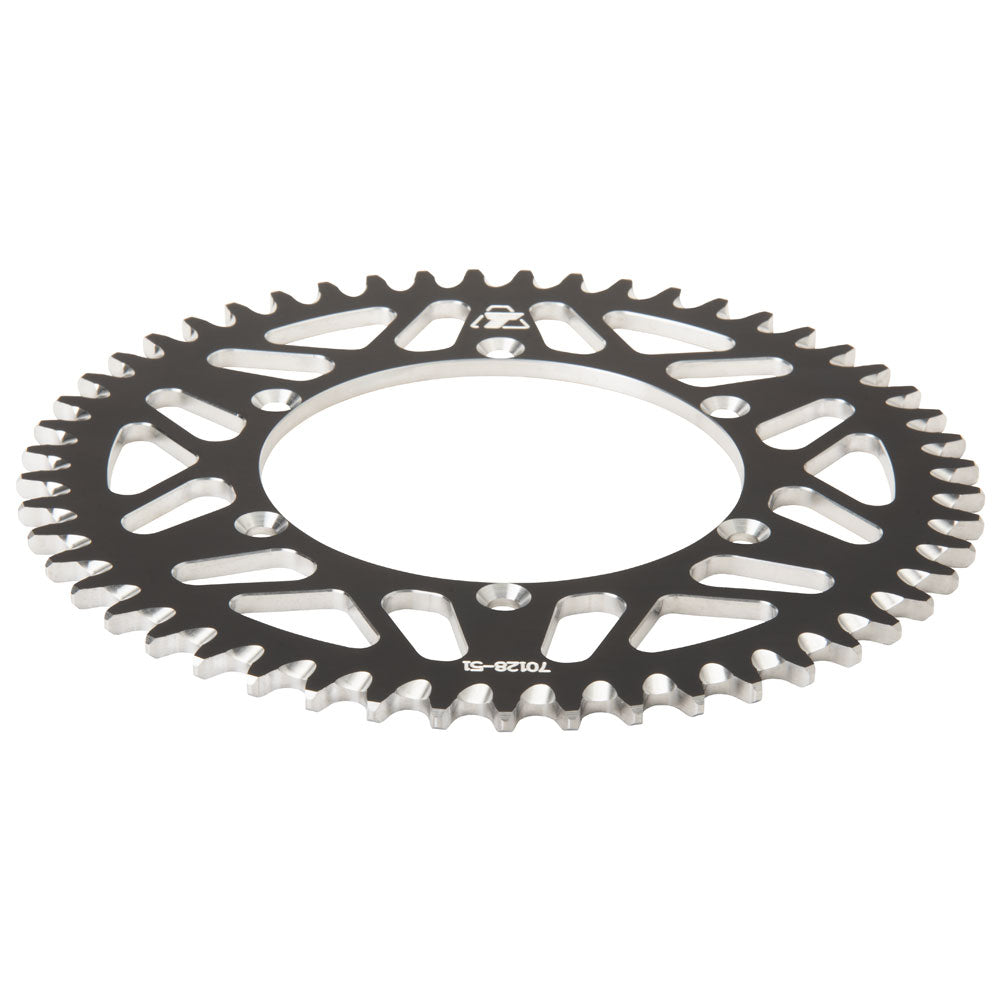 Tusk 2091670128 Rear Aluminum Sprocket 51 Tooth Black