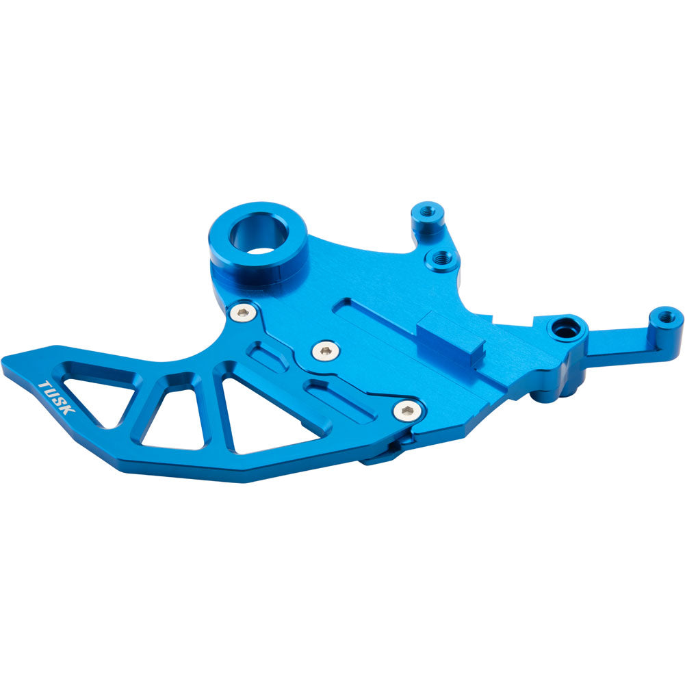 Tusk 2093870001 Rear Brake Caliper Support Disc Guard Caliper Guard Blue