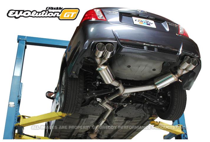 GReddy 10168300 11-14 fits Subaru STI Sedan Evolution GT Exhaust