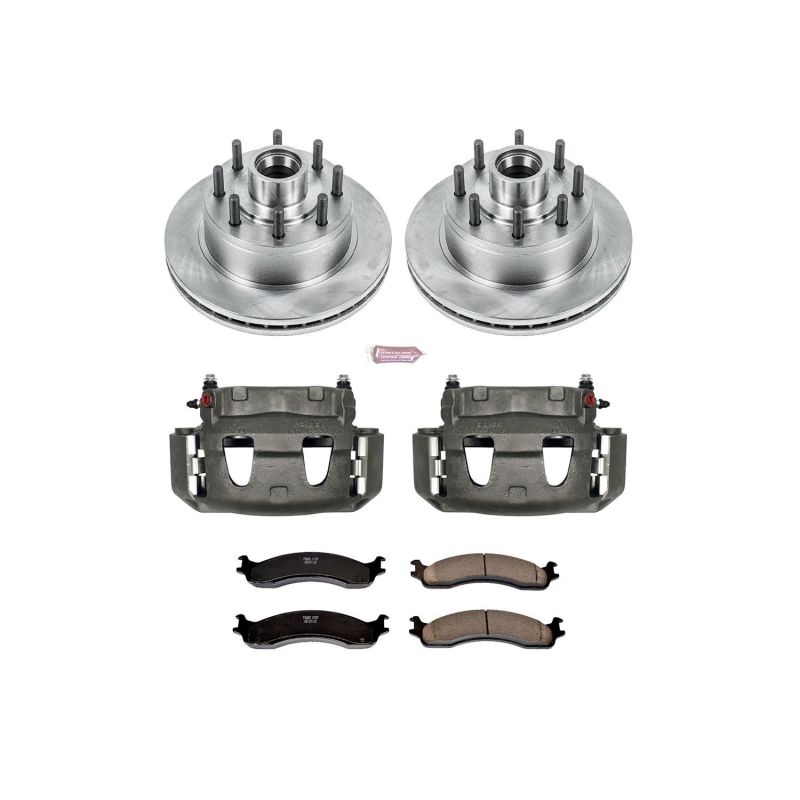 Power Stop KCOE5088 03 fits Ford E-350 Super Duty Front Autospecialty Kit w/Cals