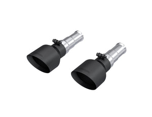 MBRP T5199BLK fits Ram 1500 5.7L Hemi 3in Inlet 5in OD Dual Wall Angle Cut Tips