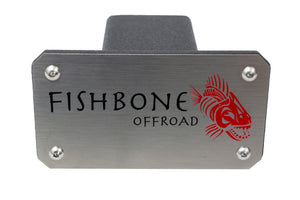Fishbone Offroad FB32096 Hitch Cover - 2In Hitch - Black Powdercoated Steel