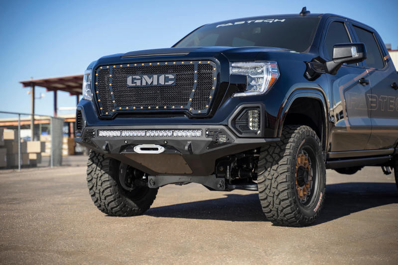 Addictive Desert Designs F471423030103 2019 fits GMC Sierra 1500 SF Front Bumper w/ Winch Mount&Sensor Cutout