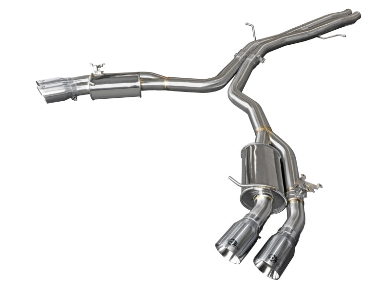 AFE 49-36427-P fits Audi RS5 Coupe MACH Force-Xp 3in to 2.5in 304 SS Axle-Back