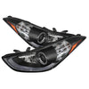 SPYDER 5073662 fits Hyundai Elantra Projector Headlights LED Halo DRL Blk
