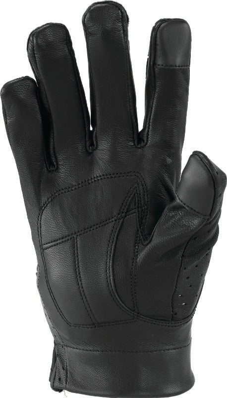 Kuryakyn 094501 Kuryakyn Leather By River Road fits Tucson Leather Perforated Gloves Black Womens - Small