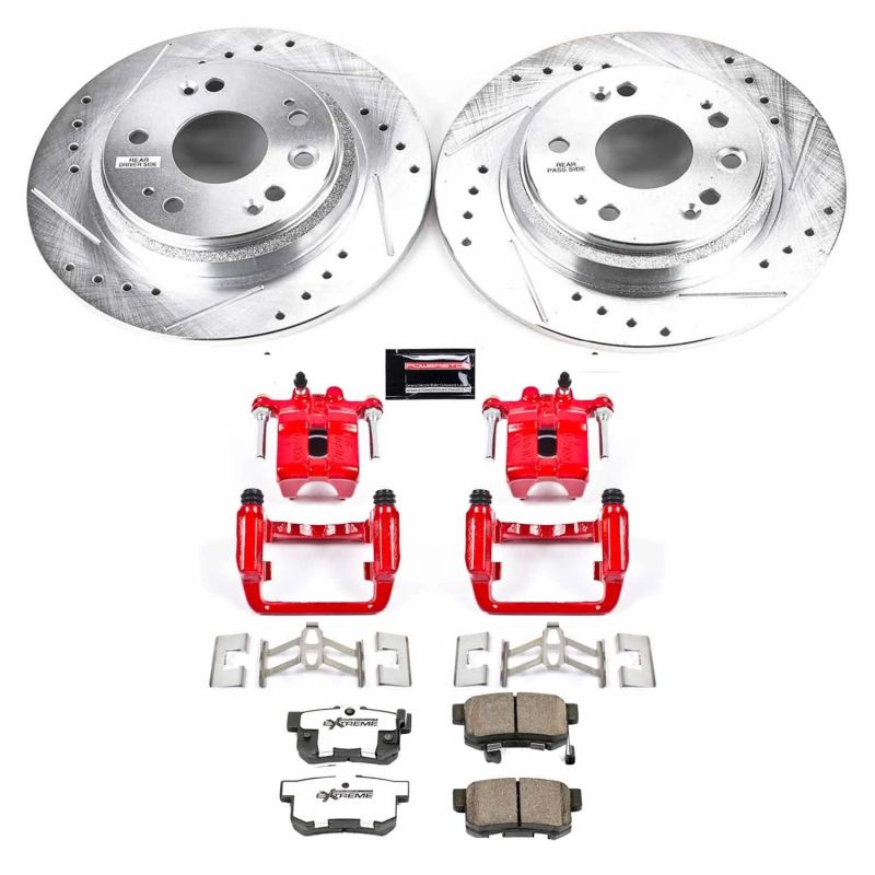 PowerStop KC4989 26 fits Acura RL Rear Z26 Street Warrior Brake Kit w/Calipers